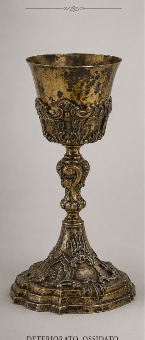 Calice Barocco — prima del restauro