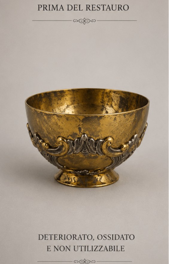 Coppa Cerimoniale — prima del restauro
